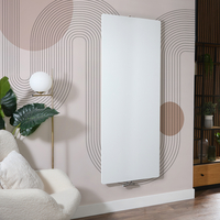 Radiateur design plat - 180 x 70 cm - Panneau vertical - Eau chaude - Blanc - Hudson Reed Ria