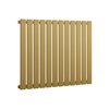 Radiateur design plat - 63, 5 x 84 cm - Acier or métallisé - Chauffage eau moderne - Mural - Hudson Reed