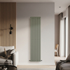 Radiateur design plat vertical – Vert sauge gris – 178 cm x 42 cm – Rang simple – Chauffage eau chaude - Hudson Reed