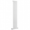 Radiateur design vertical - 175 x 30 cm - 600W - Acier blanc - Rang simple - Eau chaude - Hudson Reed