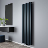 Radiateur design vertical - Aluminium anthracite - 180 x 56, 5 cm - Design moderne - Aris - Hudson Reed