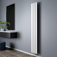 Radiateur design vertical - Aluminium blanc - 180 x 28 cm - Design moderne - Aris - Hudson Reed