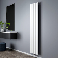 Radiateur design vertical - Aluminium blanc - 180 x 37, 5 cm - Design moderne - Aris - Hudson Reed
