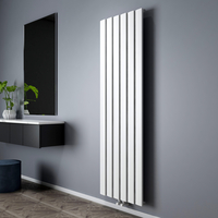 Radiateur design vertical - Aluminium blanc - 180 x 56, 5 cm - Design moderne - Aris - Hudson Reed