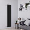 Radiateur design vertical - Noir - 178 cm x 35, 4 cm - Savy