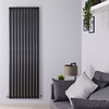 Radiateur Design Vertical - Noir -178cm x 59cm x 5, 5cm - 1487 Watts - Vitality