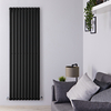 Radiateur Design Vertical - Noir mat - 178cm x 59cm x 5, 5cm - 1487 Watts - Vitality