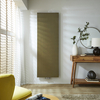 Radiateur design vertical - Panneau plat - 180 x 60 cm - Or doré - Eau chaude - Hudson Reed