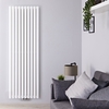 Radiateur design vertical – Raccordement central – 178 cm x 59 cm – Blanc – Double rangs – Vitality Caldae