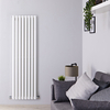 Radiateur design vertical – 160 cm x 47, 2 cm – Blanc – Double rangs – Vitality