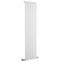 Radiateur design vertical – 175 cm x 41, 3 cm – Blanc – Rang simple – Sterling Quinn
