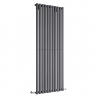 Radiateur design vertical – 175 cm x 64, 9 cm – Anthracite – Rang simple – Sterling Quinn