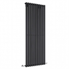 Radiateur design vertical – 175 cm x 64, 9 cm – Noir – Rang simple – Sterling Quinn