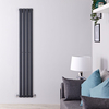 Radiateur design vertical – Anthracite – 160 cm x 28 cm – Delta