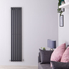 Radiateur design vertical – Anthracite – 160 cm x 35, 4 cm – Sloane