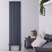 Radiateur design vertical – Anthracite – 200 cm x 47, 2 cm – Double rangs – Vitality Plus