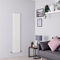 Radiateur design vertical – Blanc – 160 cm x 35, 4 cm – Sloane