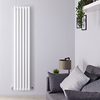 Radiateur design vertical – Blanc – 178 cm x 35, 4 cm – Double rangs - Vitality