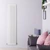 Radiateur design vertical – Blanc – 178 cm x 35, 4 cm – Double rangs – Sloane
