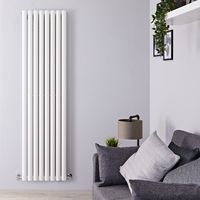 Radiateur design vertical – Blanc – 178 cm x 47, 2 cm – Double rangs – Vitality