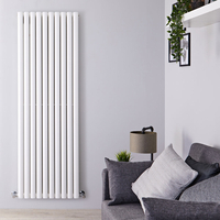 Radiateur design vertical – Blanc – 178 cm x 59 cm – Double rangs - Vitality