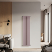 Radiateur design vertical à panneau plat – Double rang – Choix de finitions et de tailles – Delta