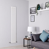 Radiateur design vertical à panneau plat – Rang simple – Choix de finitions et de tailles – Delta