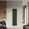 Radiateur design vertical à panneau plat – Vert (Evergreen) – 160 cm x 42 cm – Rang simple – Delta