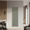 Radiateur design vertical à panneau plat – Vert sauge - Acier – 178 cm x 56 cm – Rang simple – Eau chaude - Hudson Reed