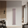 Radiateur design vertical à panneau plat – Violet – 160 cm x 28 cm – Rang simple – Eau chaude - Moderne - Delta