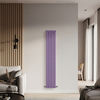 Radiateur design vertical à panneau plat – Violet – 160 cm x 28 cm – Rang simple – Moderne & Coloré - Hudson Reed