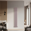 Radiateur design vertical à panneau plat – Violet (Dahlia Purple) – 178 cm x 28 cm – Rang simple – Delta