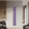 Radiateur design vertical à panneau plat – Violet (Lush Purple) – 178 cm x 28 cm – Rang simple – Delta