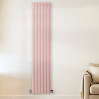 Radiateur design vertical – Rose (Camellia Pink) – 178 cm x 23, 6 cm – Rang double – Vitality