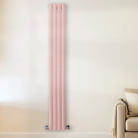 Radiateur design vertical – Rose (Camellia Pink) – 178 cm x 23, 6 cm – Rang double – Vitality