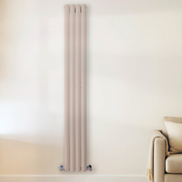 Radiateur design vertical – Rose (Rose Petal Pink) – 178 cm x 23, 6 cm – Rang double – Vitality