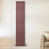 Radiateur design vertical – Rouge (Booth Red) – 178 cm x 23, 6 cm – Rang double – Vitality