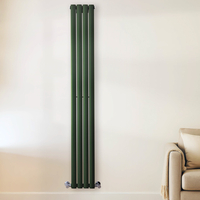 Radiateur design vertical – Vert – 178 x 23, 6 cm – Double rangs – Design moderne - Vitality - Hudson Reed