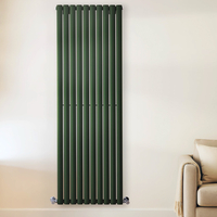 Radiateur design vertical – Vert – 178 x 59 cm – Double rangs – Design moderne - Vitality - Hudson Reed