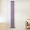 Radiateur design vertical – Violet (Lush Purple) – 178 cm x 23, 6 cm – Rang double – Vitality