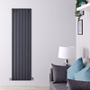 Radiateur Design Vertical Anthracite Delta 160cm x 49cm x 6cm 1543 Watts