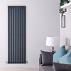 Radiateur Design Vertical Anthracite Delta 160cm x 56cm x 4, 7cm 1172 Watts