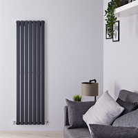 Radiateur Design Vertical Anthracite Delta 178cm x 49cm x 4, 7cm 1152 Watts