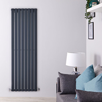 Radiateur Design Vertical Anthracite Delta 178cm x 56cm x 4, 7cm 1316 Watts