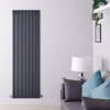 Radiateur Design Vertical Anthracite Delta 178cm x 56cm x 6cm 1979 Watts