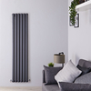 Radiateur Design Vertical Anthracite Salisbury 178cm x 42cm x 8, 6cm 1618 Watts