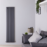 Radiateur Design Vertical Anthracite Salisbury 178cm x 42cm x 8, 6cm 1618 Watts