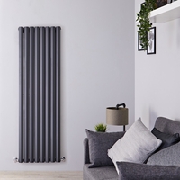 Radiateur Design Vertical Anthracite Salisbury 178cm x 56cm x 8, 6cm 2158 Watts