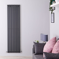 Radiateur Design Vertical Anthracite Sloane 178cm x 47, 2cm x 5, 3cm 1196 Watts