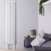 Radiateur Design Vertical avec Pieds de Support Blanc Vitality Plus 200cm x 35, 4cm x 7, 8cm 1401 Watts